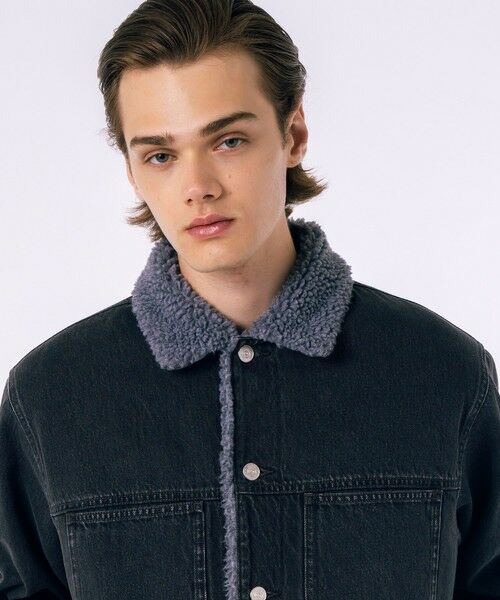 セール】 ボアライニングデニムジャケット （ブルゾン）｜LACOSTE