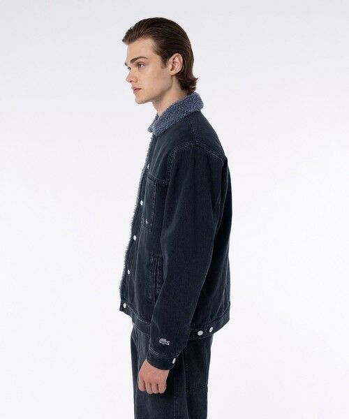 セール】 ボアライニングデニムジャケット （ブルゾン）｜LACOSTE