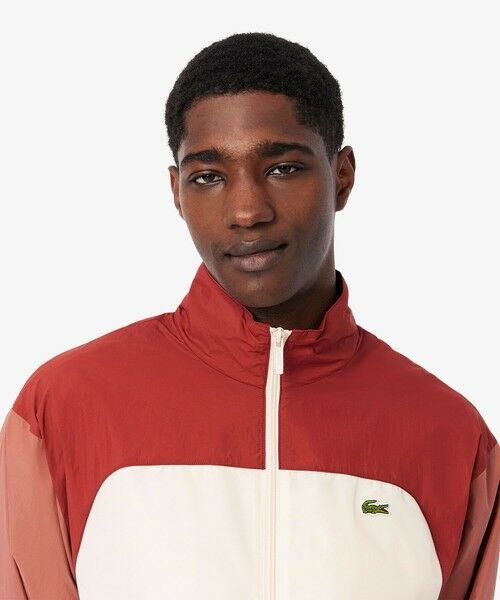 セール】 トリコカラーリング撥水トラックジャケット （ブルゾン