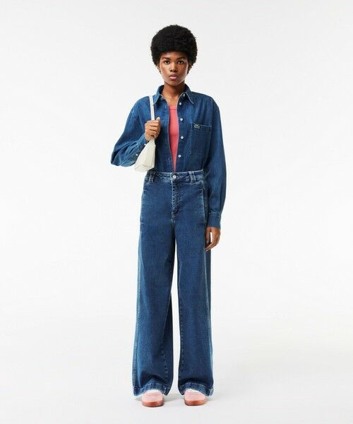 セール】 プレーンデニムシャツ （シャツ・ブラウス）｜LACOSTE