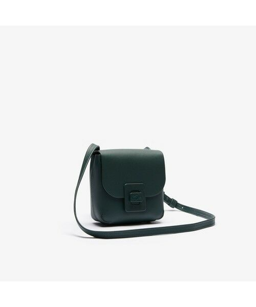 セール】 クロコクルー シーズナル スクエアレザーショルダーバッグ