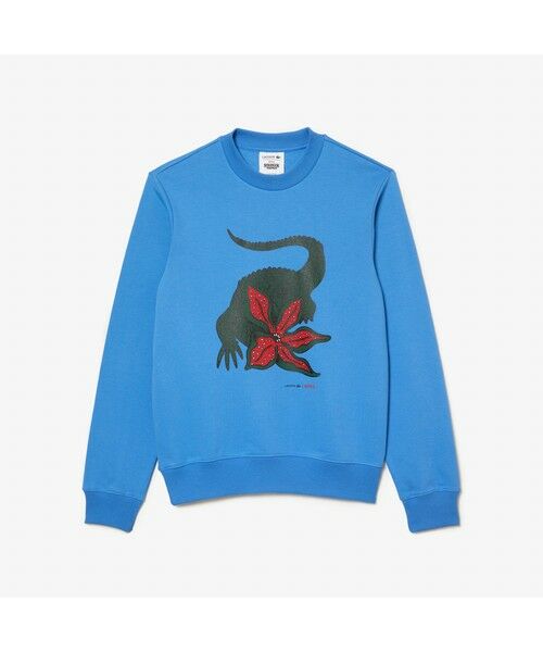 セール】 『Lacoste x Netflix』 アレンジワニロゴクルーネック