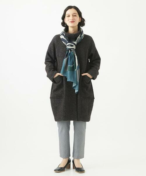 セール】 [日本製]ITALYミックスツイードロングコート （その他