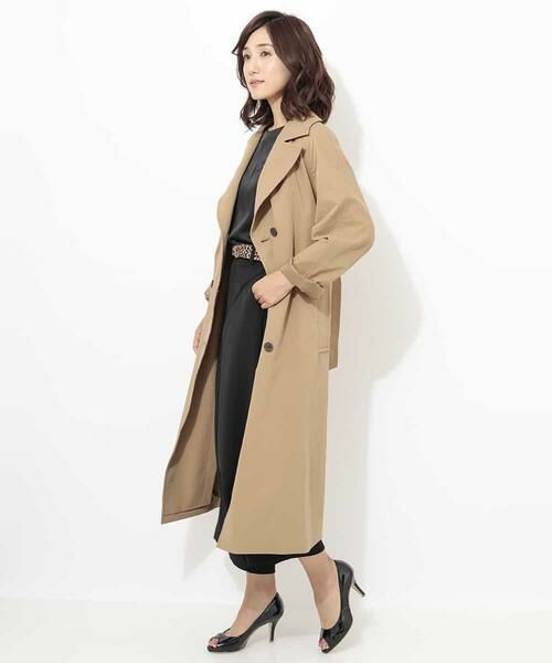 セール】 【ライナー付き】ツイルロングトレンチコート （トレンチ