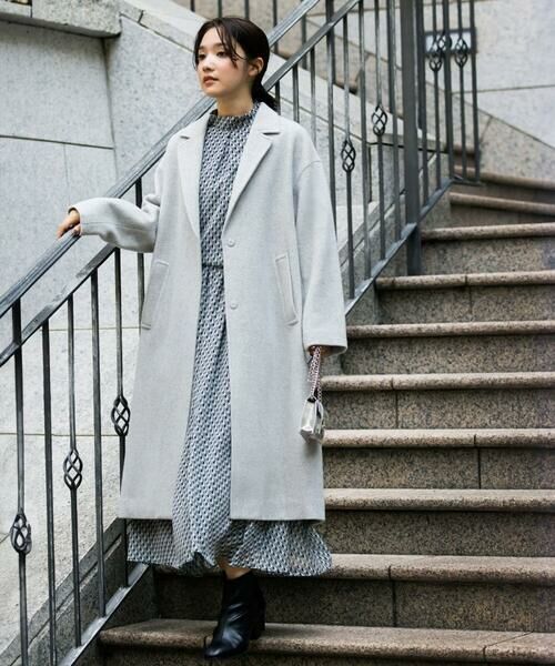 ウールモッサ ロングチェスターコート （その他アウター）｜MK MICHEL