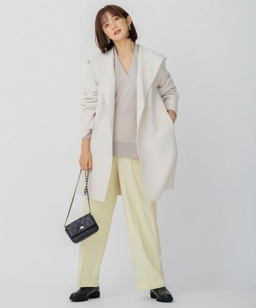 セール】 ウールリバー フード付き ミドル丈コート （その他アウター