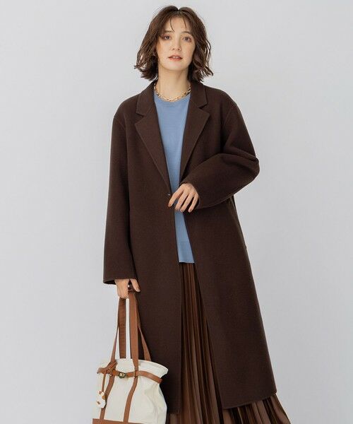 セール】 ウールリバー ロングコート （その他アウター）｜23区