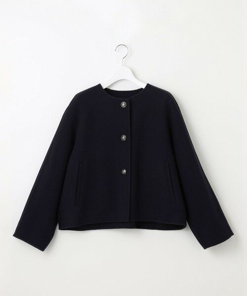 セール】 ウールリバー ノーカラーコート （その他アウター）｜23区