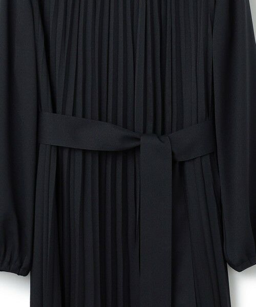 洗える】クリスタルアムンゼン プリーツワンピース （ロング・マキシ丈