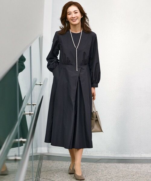 セール】 【VERYコラボ】ラスタークロス タックワンピース （ロング