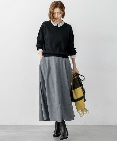 セール】 【VERY・CLASSY.掲載/洗える】エンブロイダリー ジオ