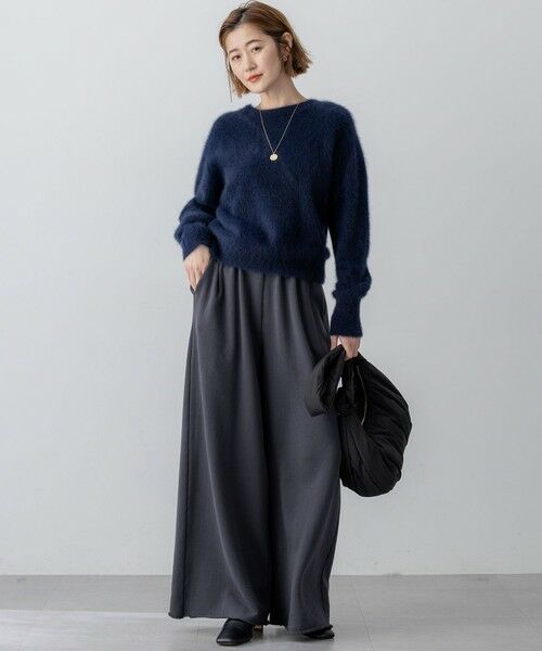 フォックスカシミヤファー ショート丈 ニット （ニット・セーター