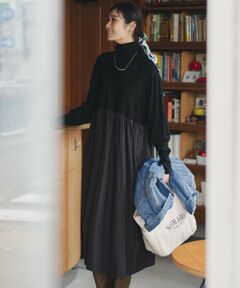 23区 - 今こそ着たい、オンオフ活躍するニットワンピース