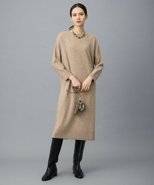 ウールハイゲージニット ワンピース （ミニ丈・ひざ丈ワンピース）｜S