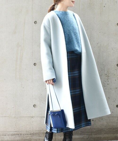 セール】 ウールカシミヤノーラペルコート◇ （その他アウター
