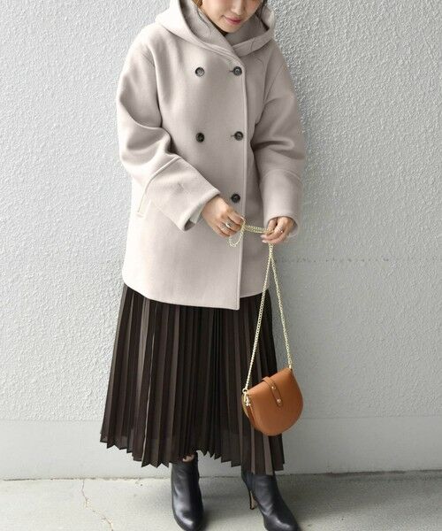 SHIPS any: フーデット ミディ コート 2 （その他アウター）｜SHIPS