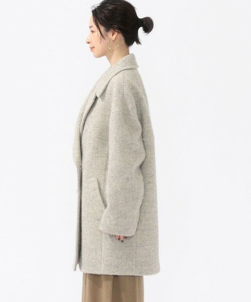 セール】 ダブルブレストツイードコート◇ （その他アウター）｜SHIPS