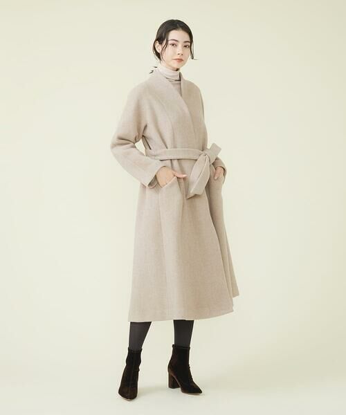 セール】 ベルテッドウールコート （その他アウター）｜Sybilla