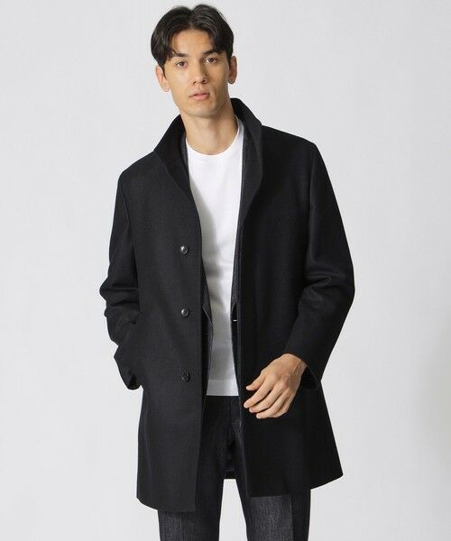 HOUSTON】カシミヤ混スタンドカラーコート （その他アウター）｜Paul