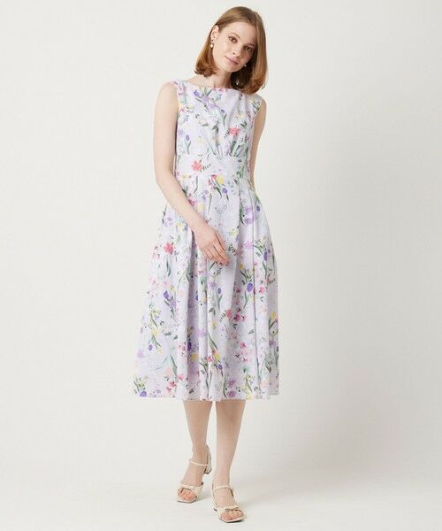 セール】 【消臭・洗える】TULIP BOUQUET ドレス （ロング・マキシ丈