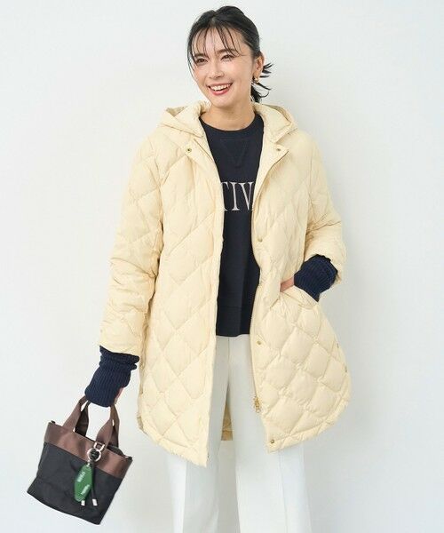 自宅で洗濯OK / 軽量で暖かい】TAIONコラボ 2WAY キルティングダウン