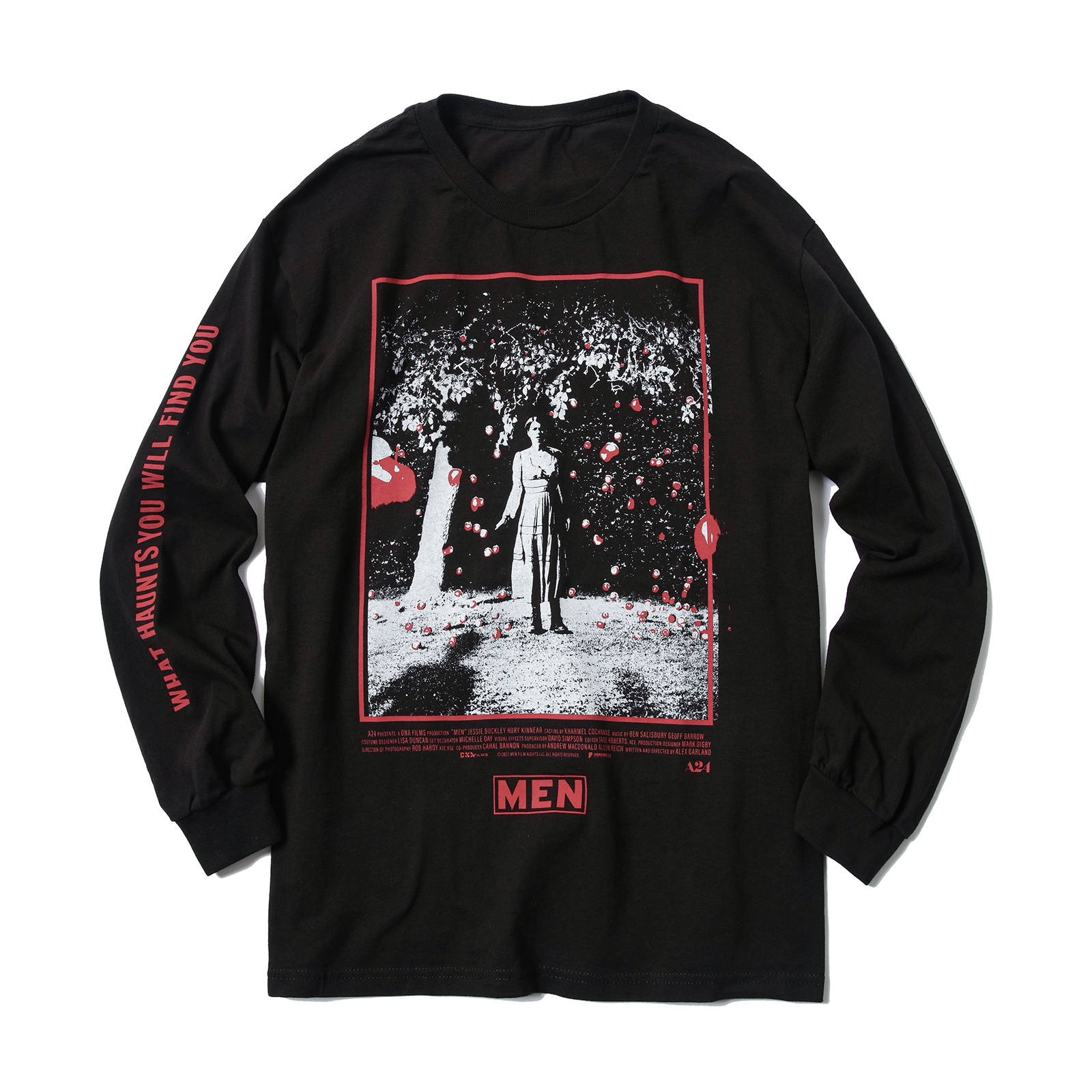 A24製作の映画『MEN-同じ顔の男たち-』と「weber」のコラボTシャツが