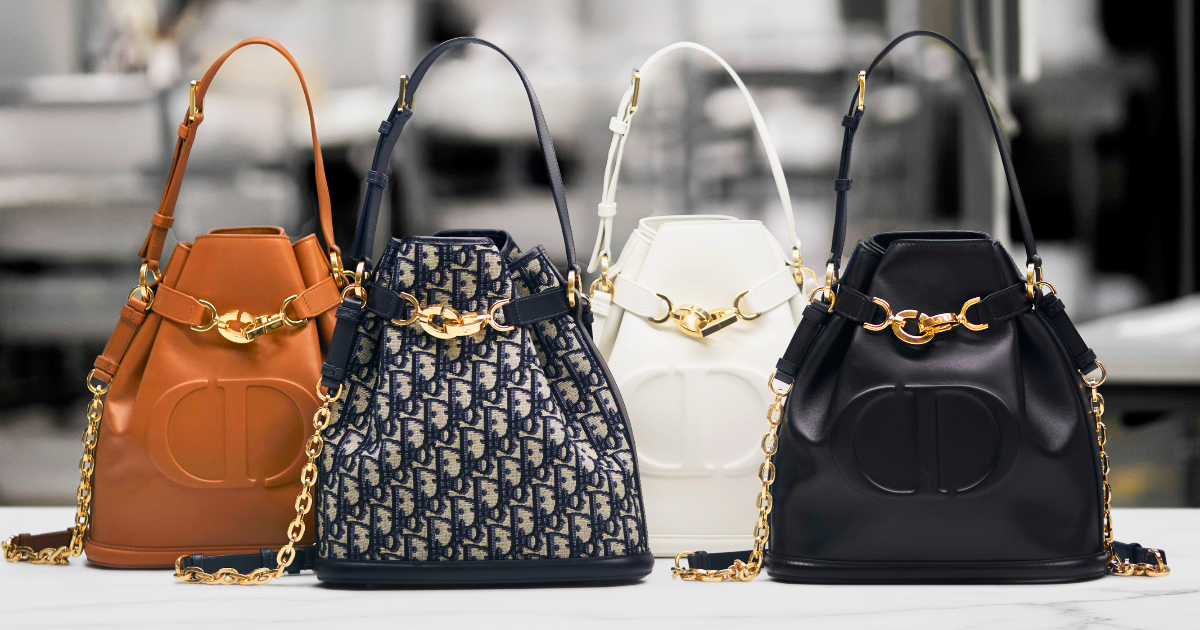 ディオール」からバケットバッグ“セ ディオール”が登場 トロッター柄や