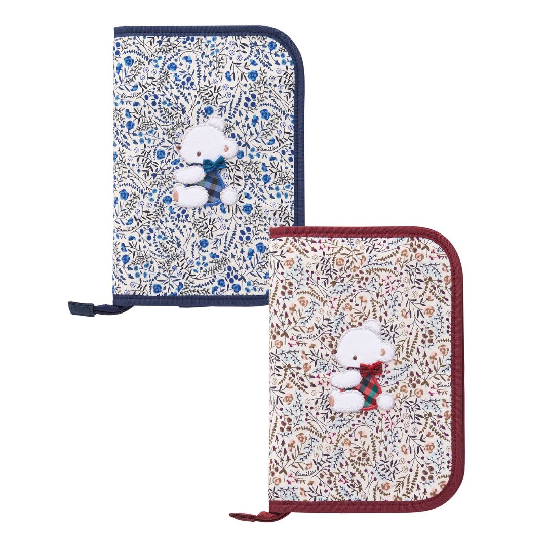 familiar FEILER コラボ 母子手帳ケース 赤チェック familiar FEILER