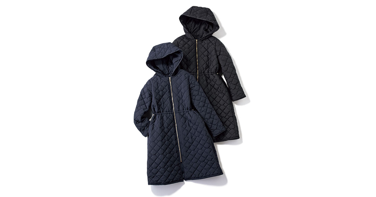 公園も通勤もオールマイティ【万能キルティングコート】は”薄手で軽い