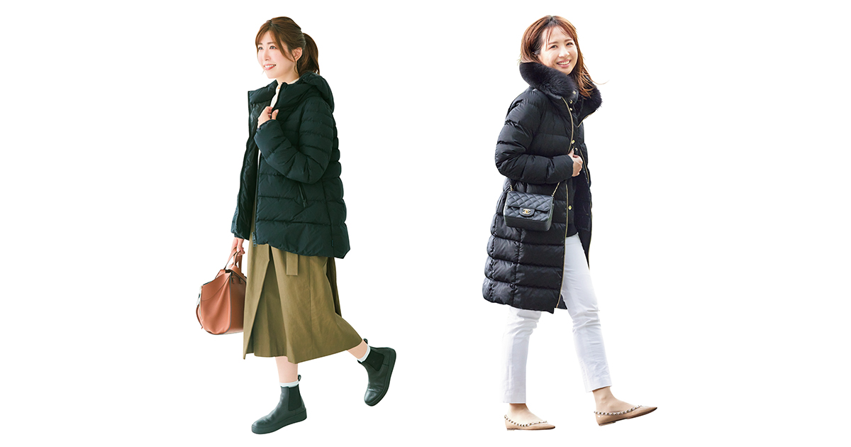 オシャレママの黒ダウンSNAP】エレガント見えなら『ヘルノ』人気の理由