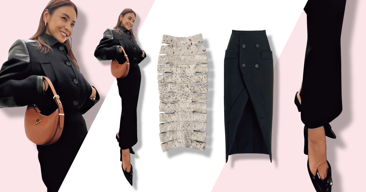 滝沢眞規子さんのリアルトレンド】原点回帰な『タイトスカート』に夢中