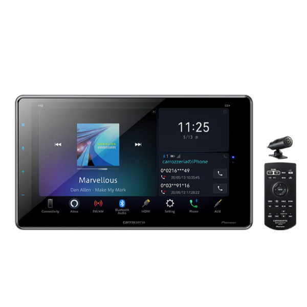 パイオニア カロッツェリア カーオーディオ 2DIN AppleCarPlay