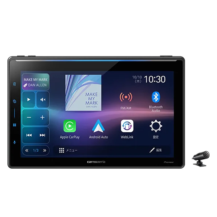 パイオニア カロッツェリア カーオーディオ 2DIN AppleCarPlay