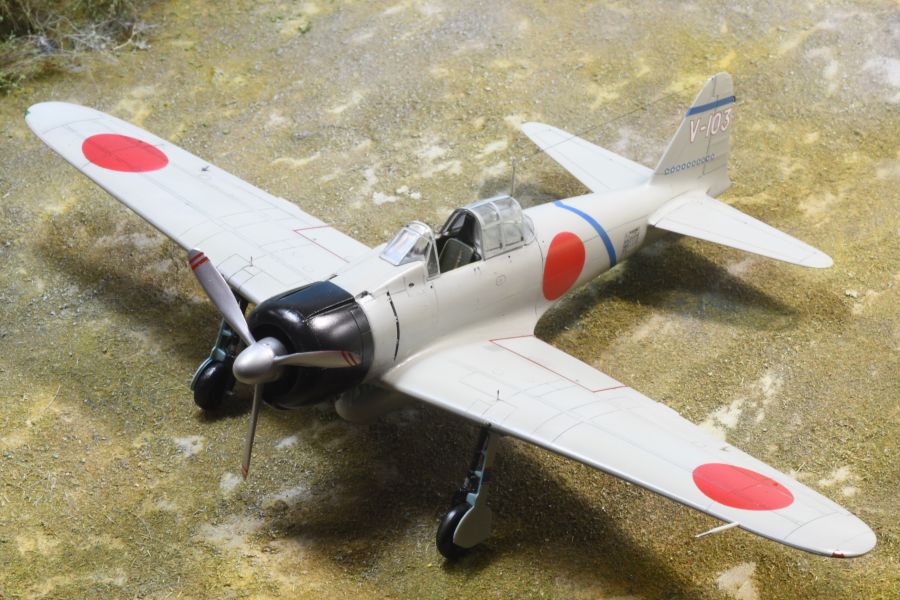 1/48零戦21型、坂井三郎乗機完成しました。 | 柏木光雄さんの作品