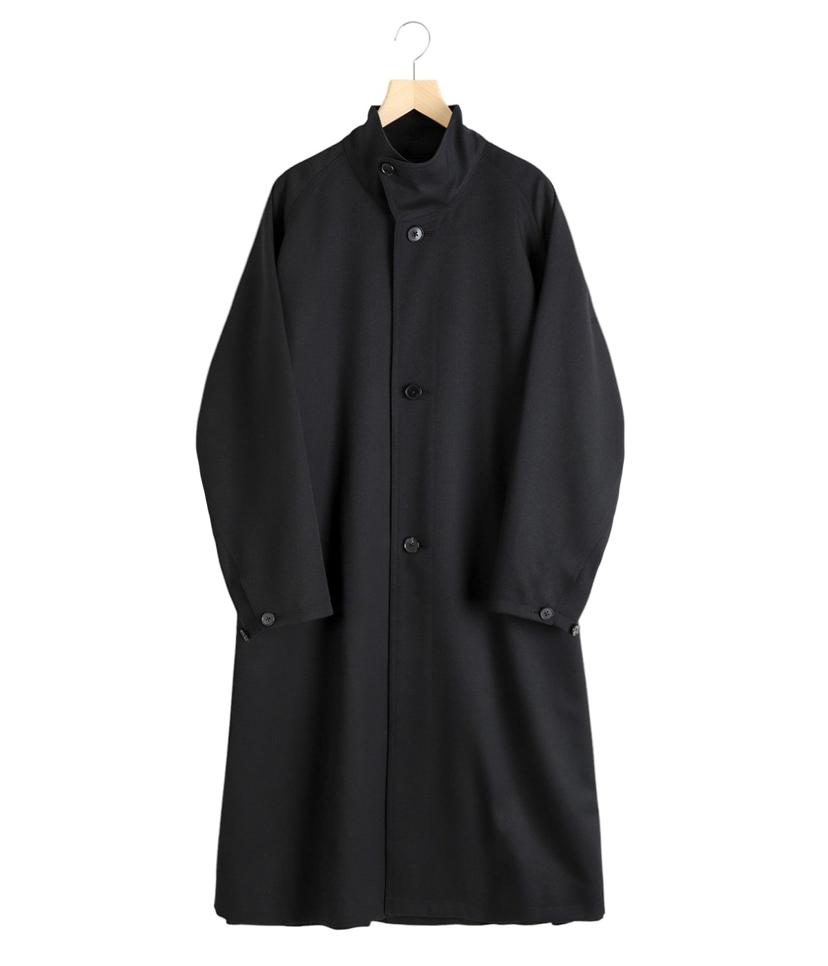 ウールギャバジン スタンドカラーコート | CABaN(キャバン) / アウター