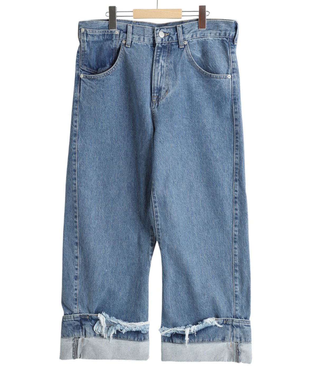 DEAN BLUE / Oversized denim trousers | MARINA YEE(マリナ・イー