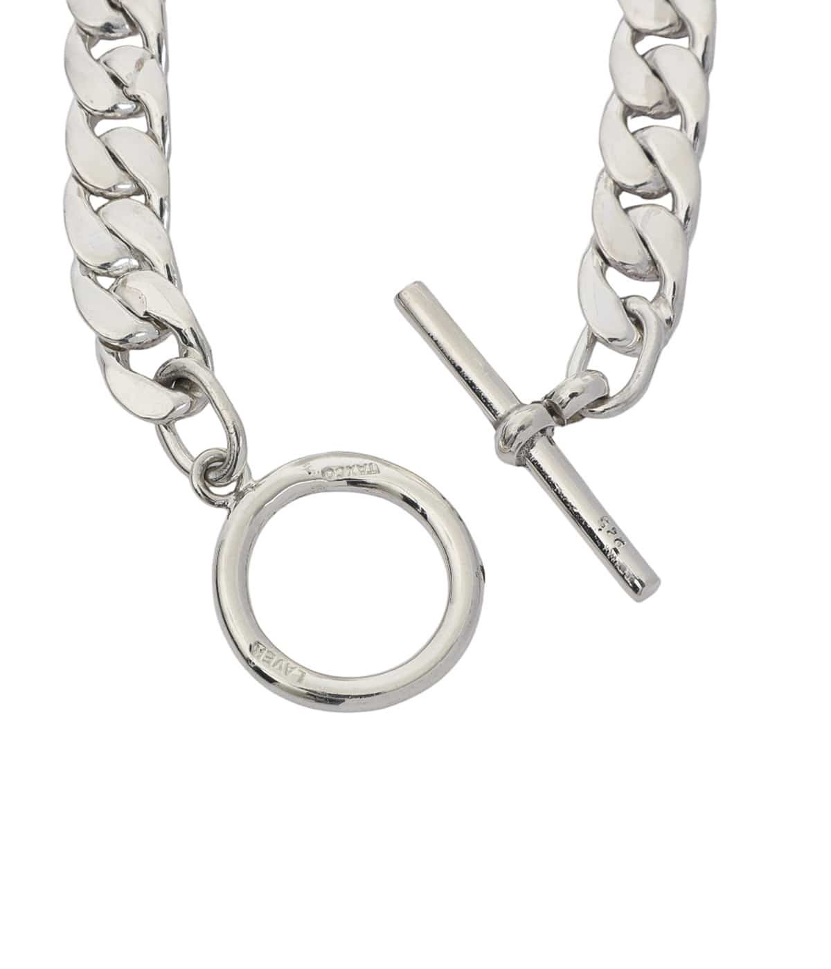 9MM CURB CHAIN T BAR BR | LAVER(ラバー) / アクセサリー