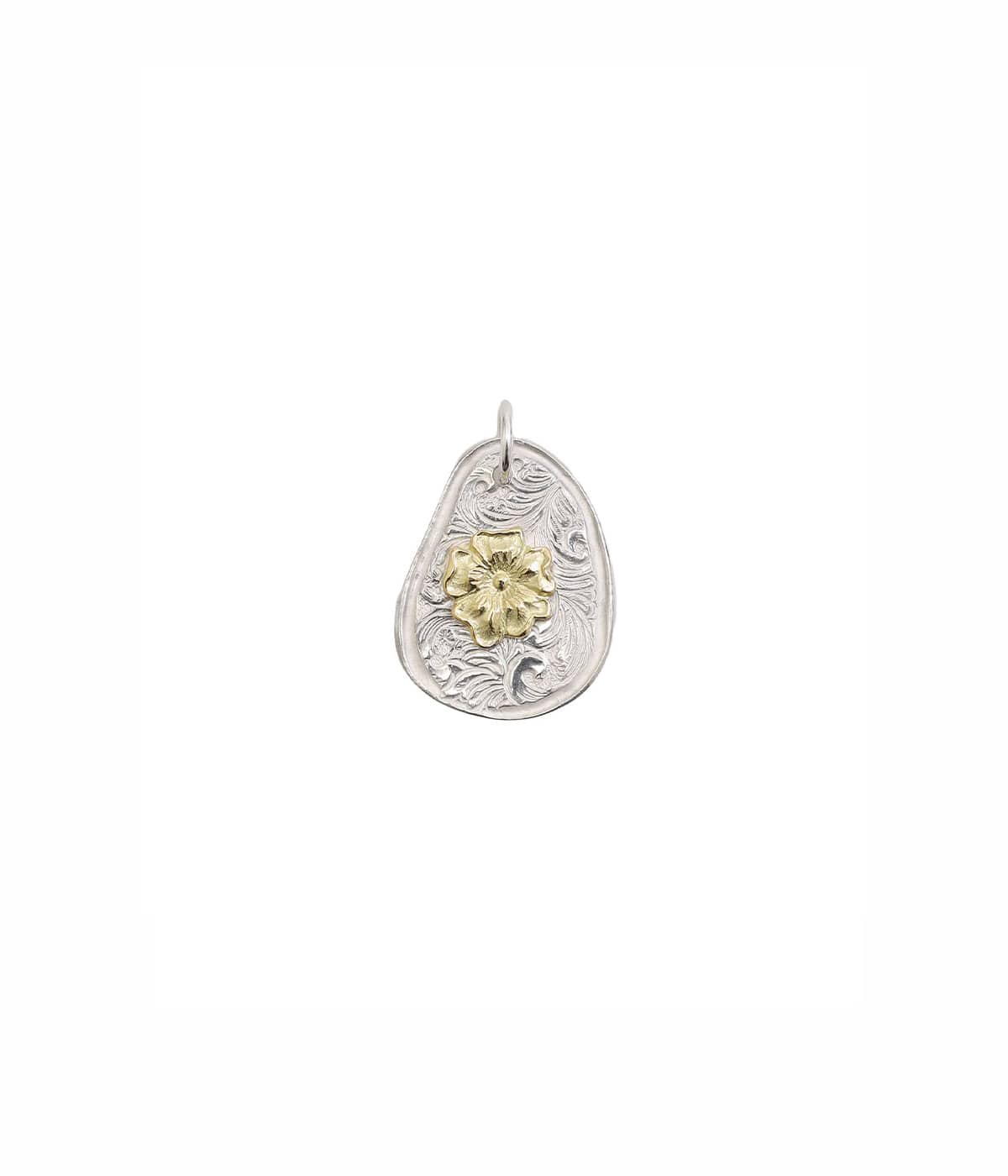 KARAKUSA ROSE OVAL PENDANT No.155 | LARRY SMITH(ラリースミス