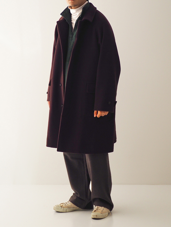 Cotton wool kersey blouson / Black | STYLES｜nest Robe