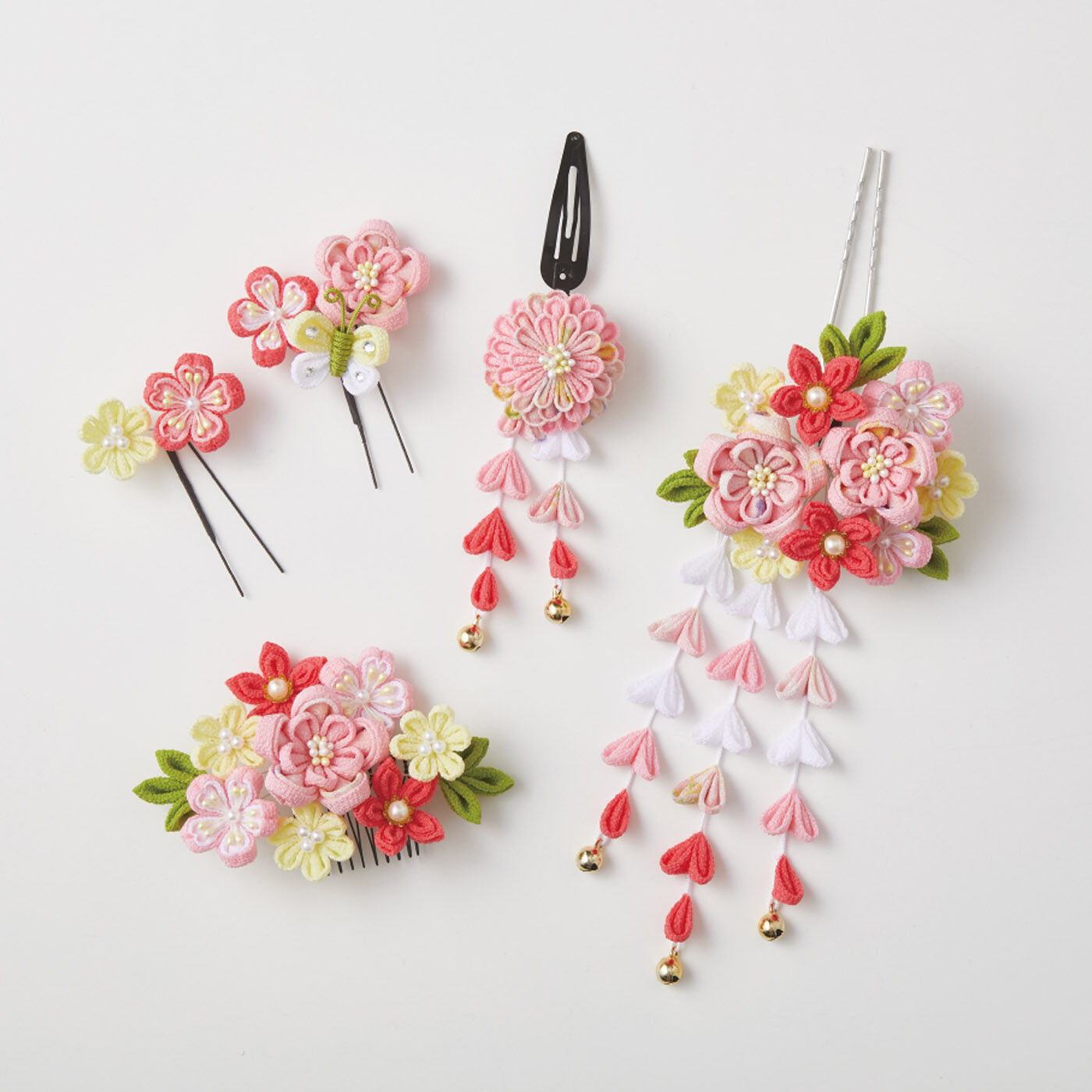 思い出の1ページを彩る つまみ細工の髪飾りの会〈夢桃〉｜Couturier