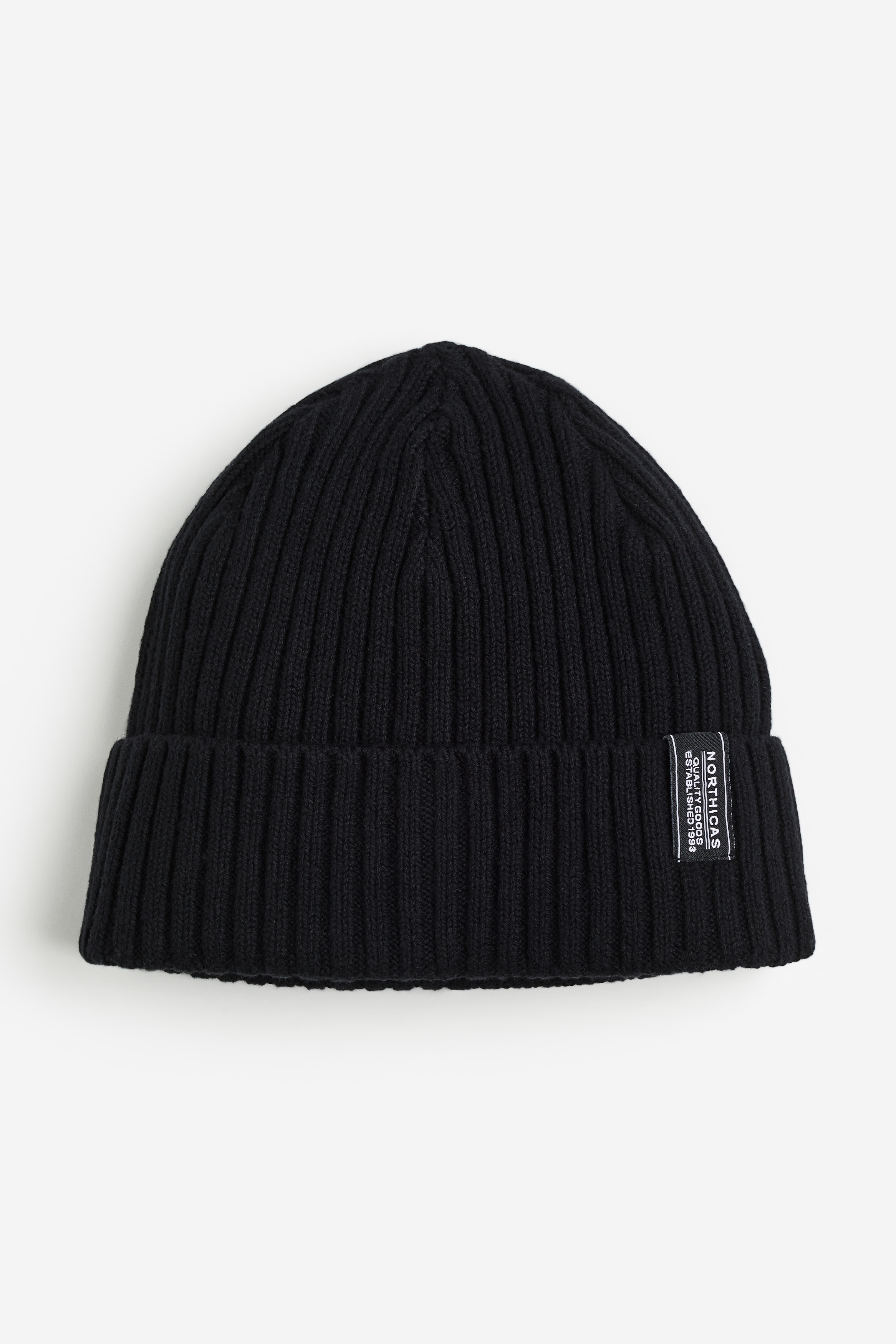 Men's Black Rib-knit Hat | H&M CA