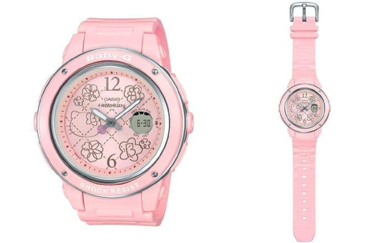 G-SHOCK発のレディースウオッチに「ハローキティ ピンクキルトシリーズ