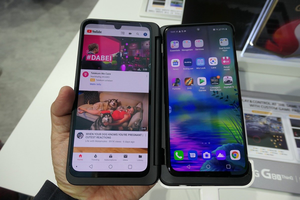 2画面に拡張できる「LG G8X ThinQ」発表 2つの画面はどうやって使う
