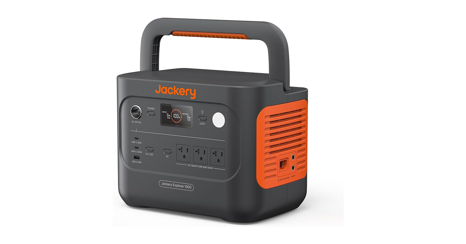 災害用に適した1070Wh電源「Jackery ポータブル電源 1000 New」が約12