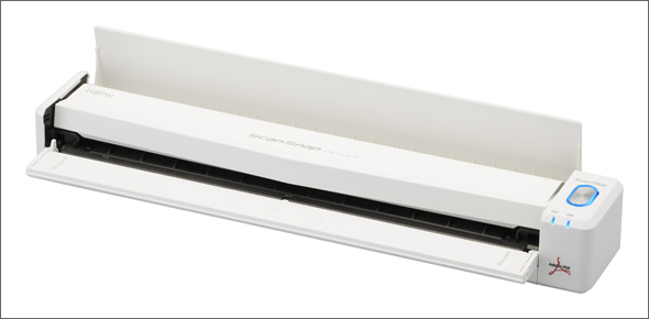 400グラムのモバイルスキャナー「Scansnap iX100」にスノーホワイト