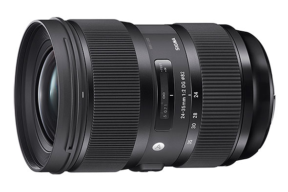 シグマ、世界初のF2通し広角ズームレンズ「24-35mm F2 DG HSM」を発表