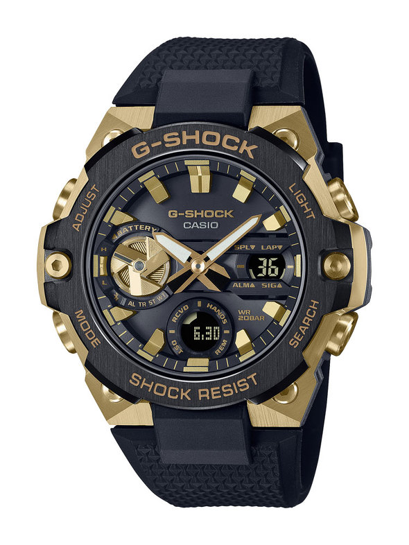 メタルなG-SHOCK「G-STEEL」からゴージャスなブラック＆ゴールドの3
