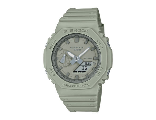 G-SHOCKからアースカラーのワントーンで仕上げた新モデルが登場