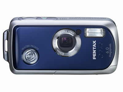 6メガになったスタイリッシュ防水デジカメ「オプティオWPi」 - ITmedia