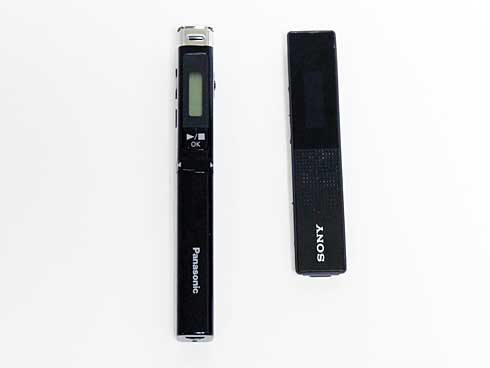 胸ポケットに挿して使えるソニー製スティック型ICレコーダー「ICD